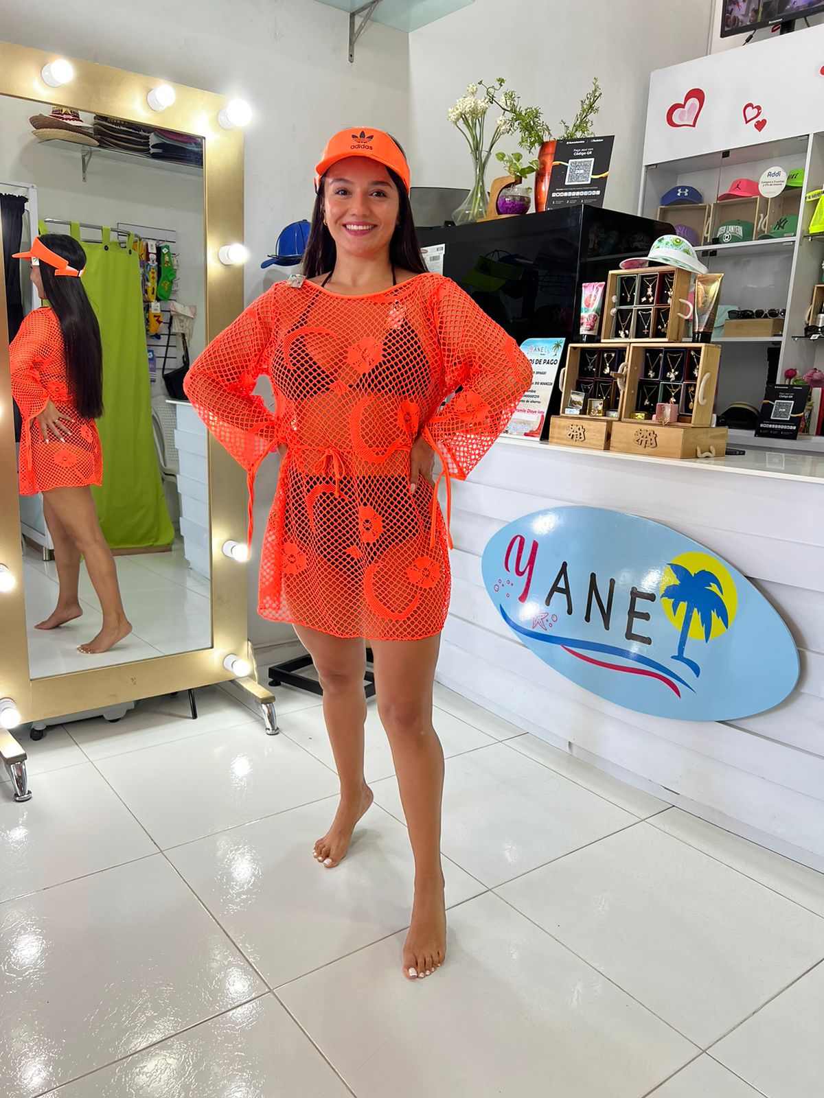 Salida vestido malla